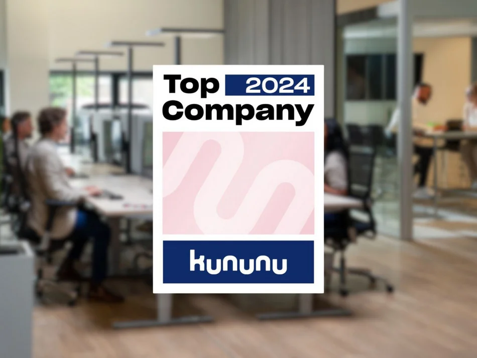 Auszeichnung „Top Company 2024“, verliehen von kununu